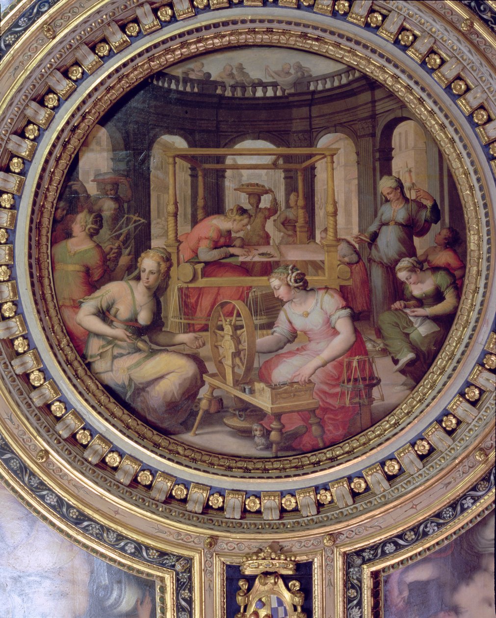 Penelope a szövőszékénél alkotó: Jan van der Straet