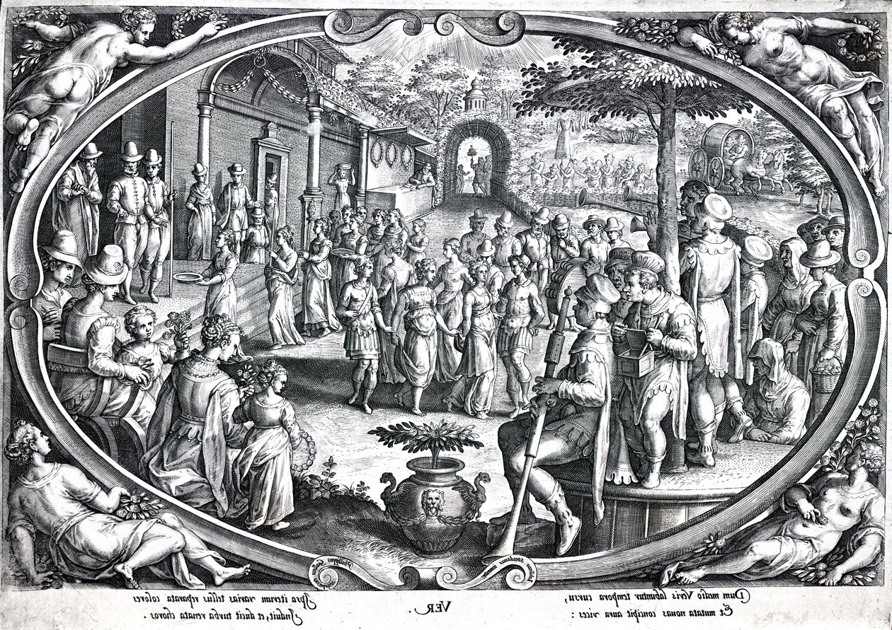 Ver, Philip Galle metszete, 1580 körül alkotó: Jan van der Straet