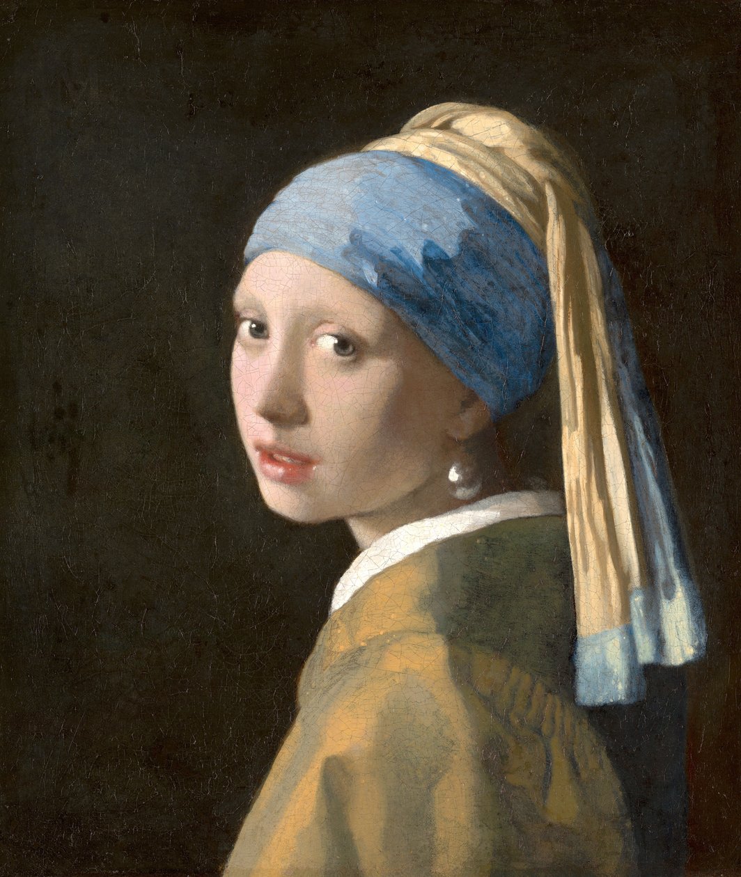 Lány gyöngyfülbevalóval, 1665-1666 körül (olaj, vászon) alkotó: Johannes Vermeer