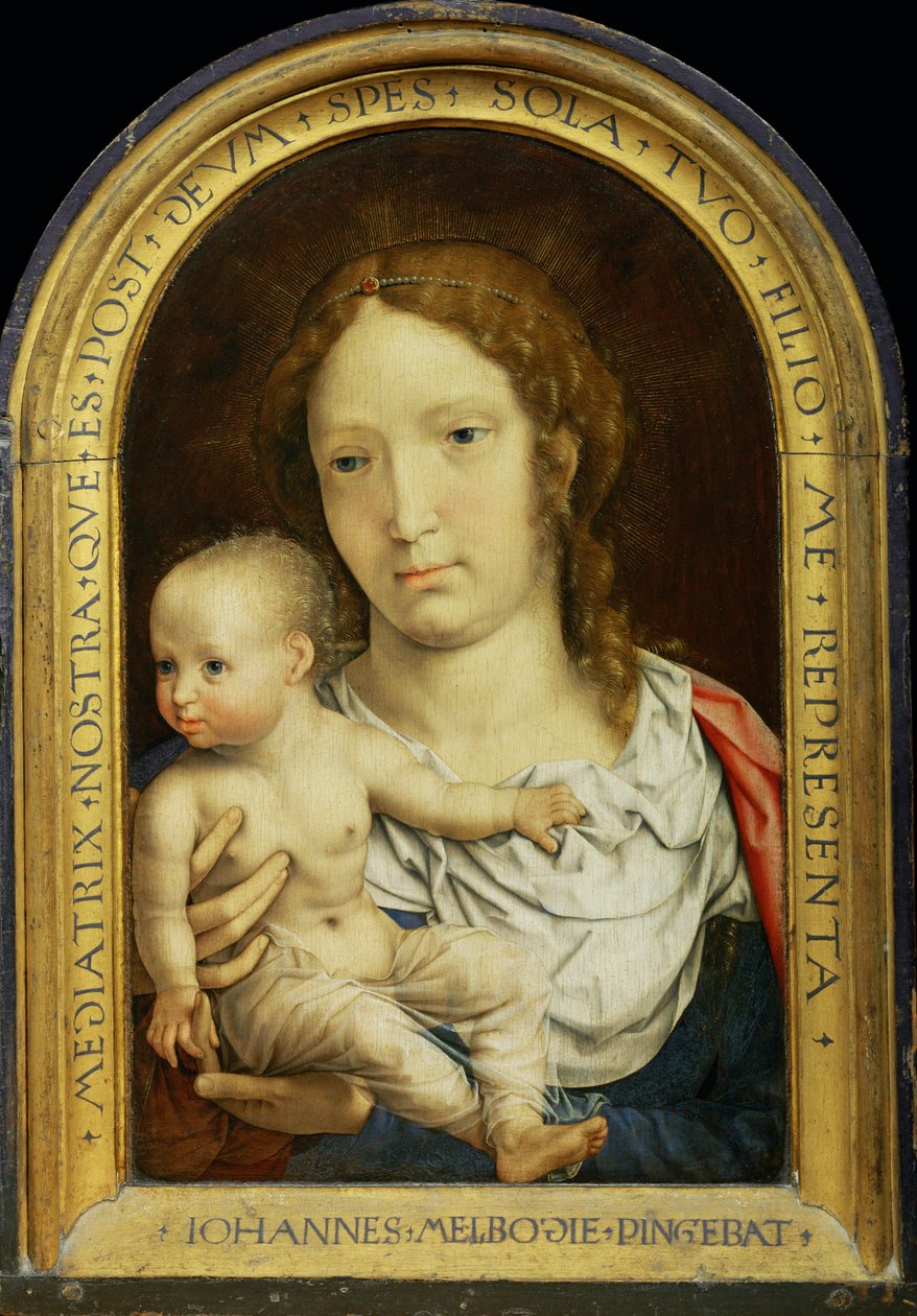 Carondelet diptichon: ... alkotó: Jan (c.1472-c.1533) Gossaert