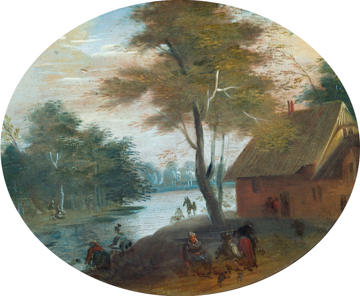 Folyói jelenet alkotó: Jan (follower of) Brueghel