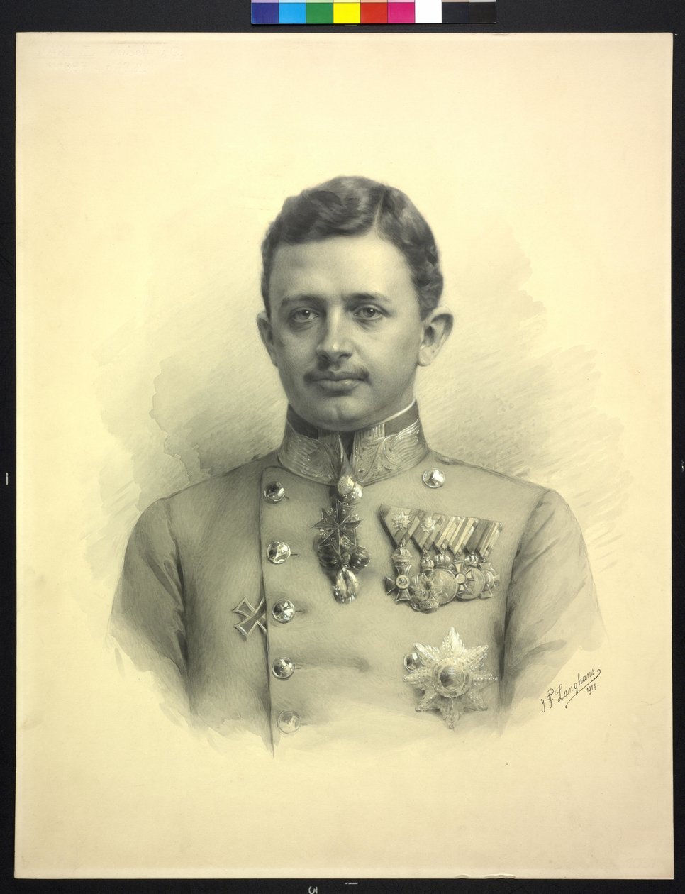 I. Károly osztrák császár alkotó: Jan (studio of) Langhans