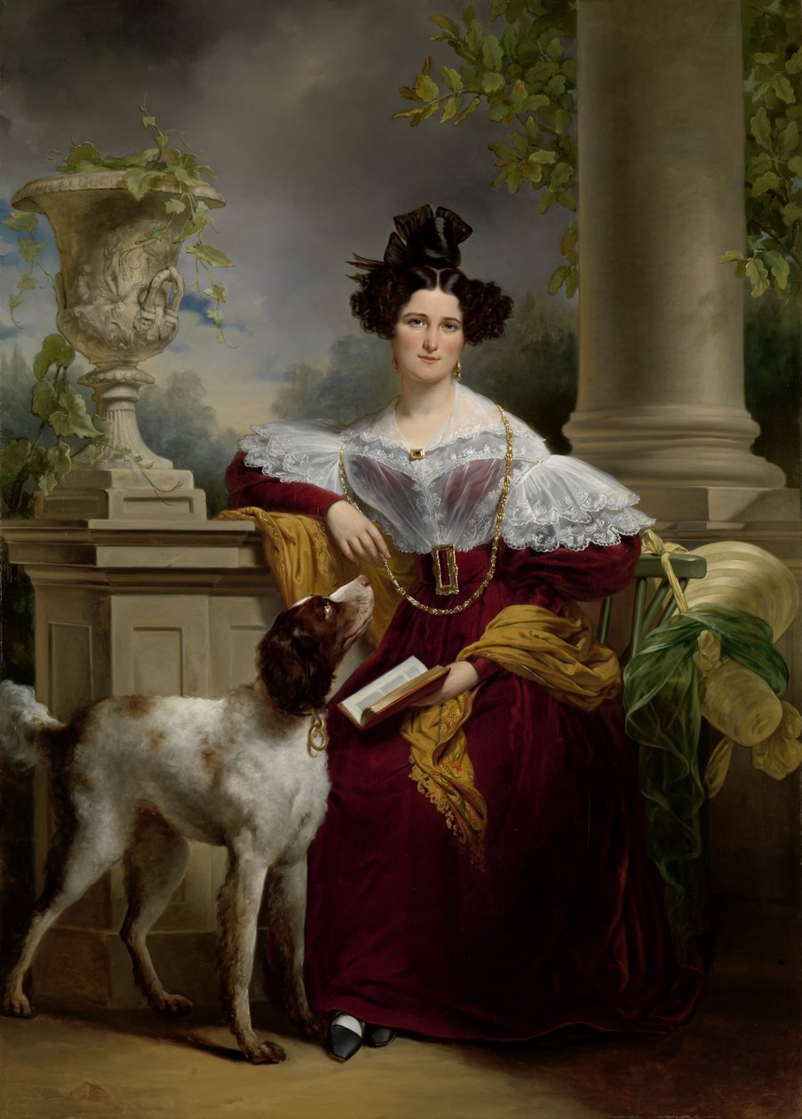 Alida Christina Assink portréja alkotó: Jan Adam Janszoon Kruseman