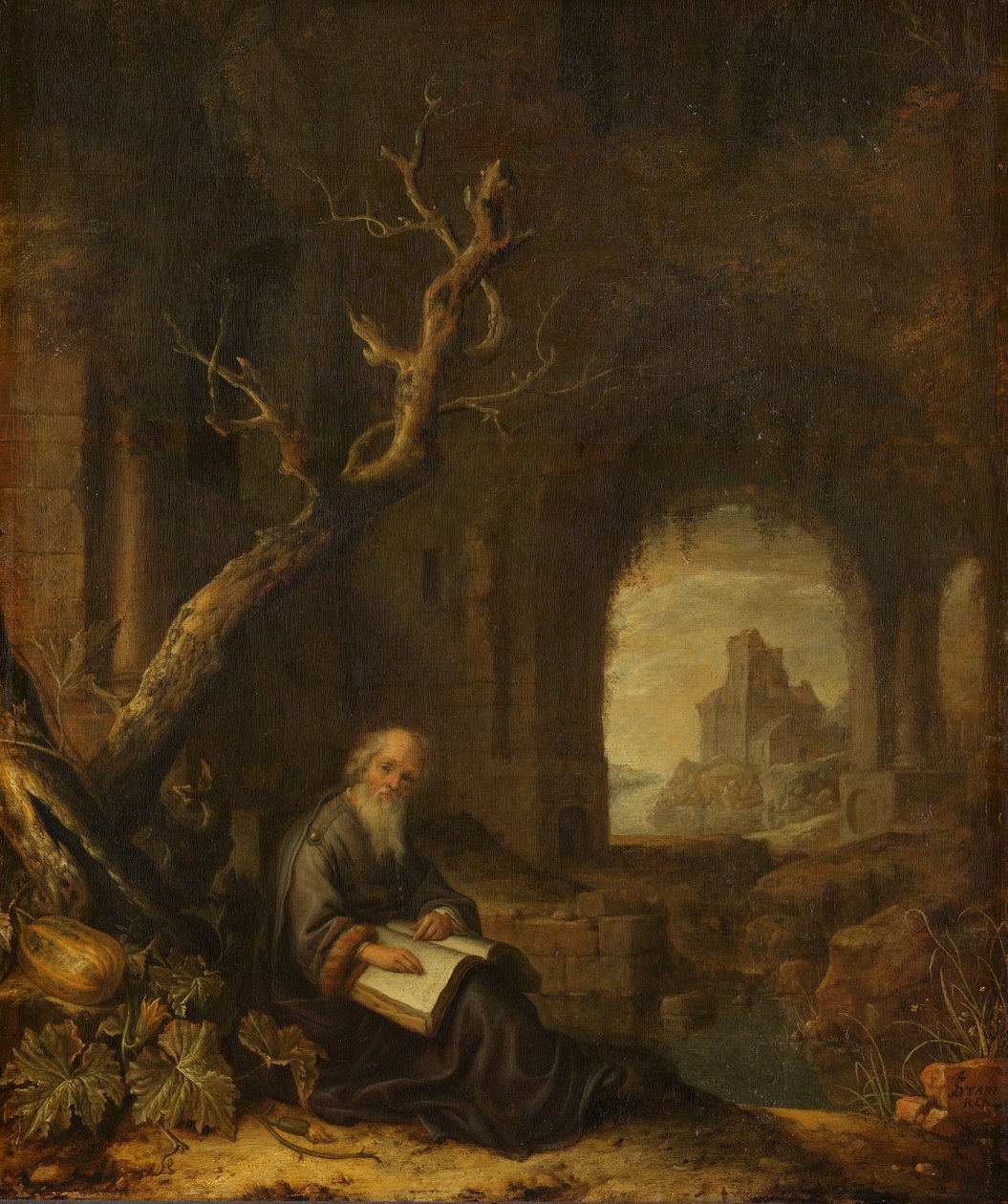 Egy remete romokban alkotó: Jan Adriaensz. van Staveren