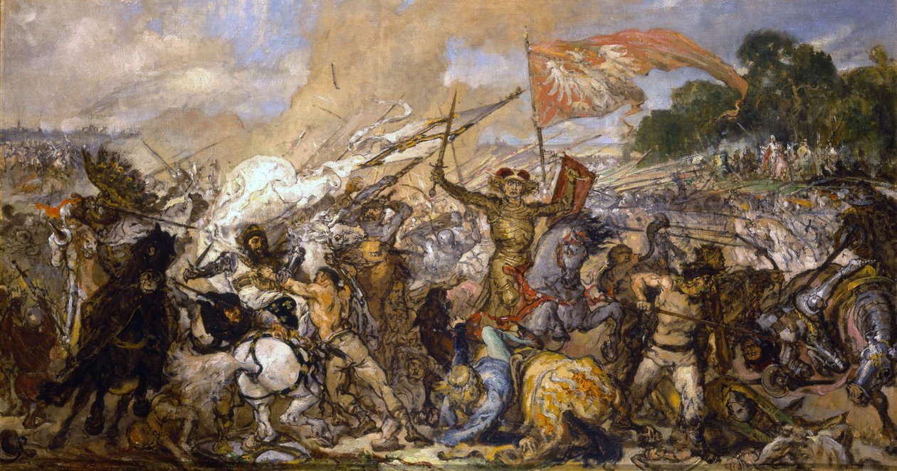 A grunwaldi csata vázlata alkotó: Jan Alojzy Matejko