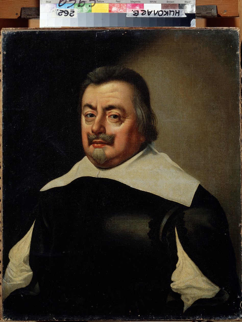 Egy cuirass férfi portréja. (Kirászos férfi portréja). Jan Anthonisz van Ravesteyn (1572-1657) festménye. 17. századi holland művészet. Regionális W. Wereshchagin Művészeti Múzeum, Mikolajiv, Ukrajna alkotó: Jan Anthonisz. van Ravesteyn