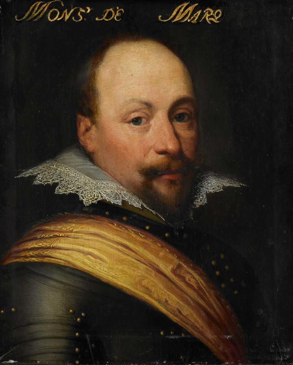 Daniël de Hertaing, Marquette urának, Ostende kormányzójának portréja alkotó: Jan Antonisz van Ravesteyn (workshop of)