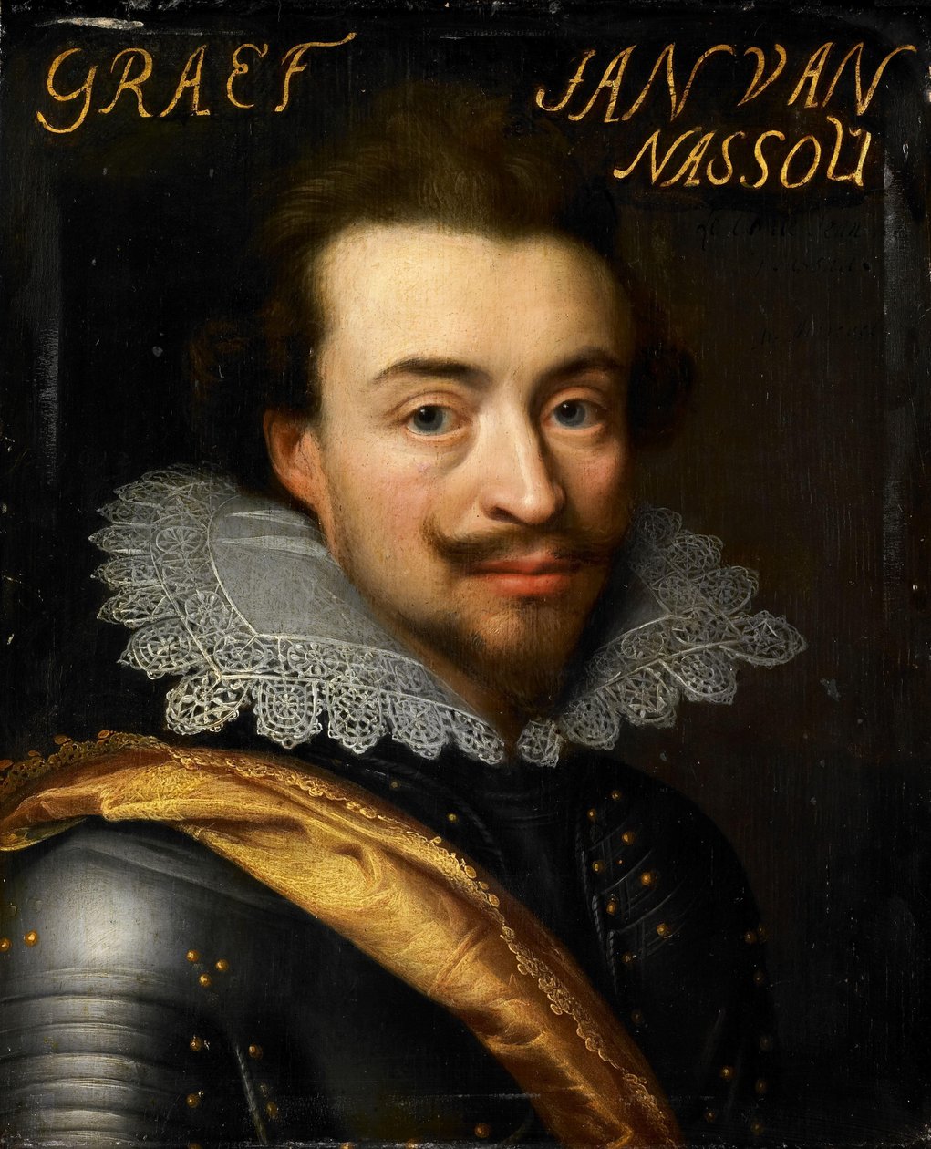 Ifjabb Jan, Nassau-Siegen grófjának portréja (VIII. János Nassau-Siegen grófja) alkotó: Jan Antonisz van Ravesteyn (workshop of)