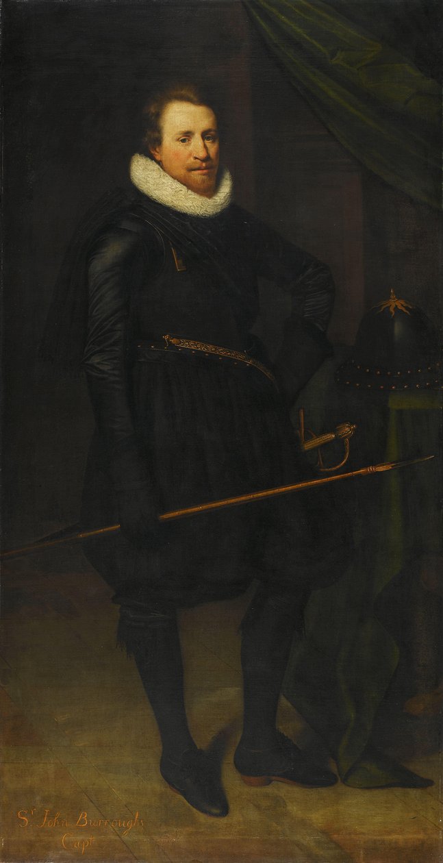 Sir John Burroughs (1587-1627) portréja alkotó: Jan Antonisz van Ravesteyn