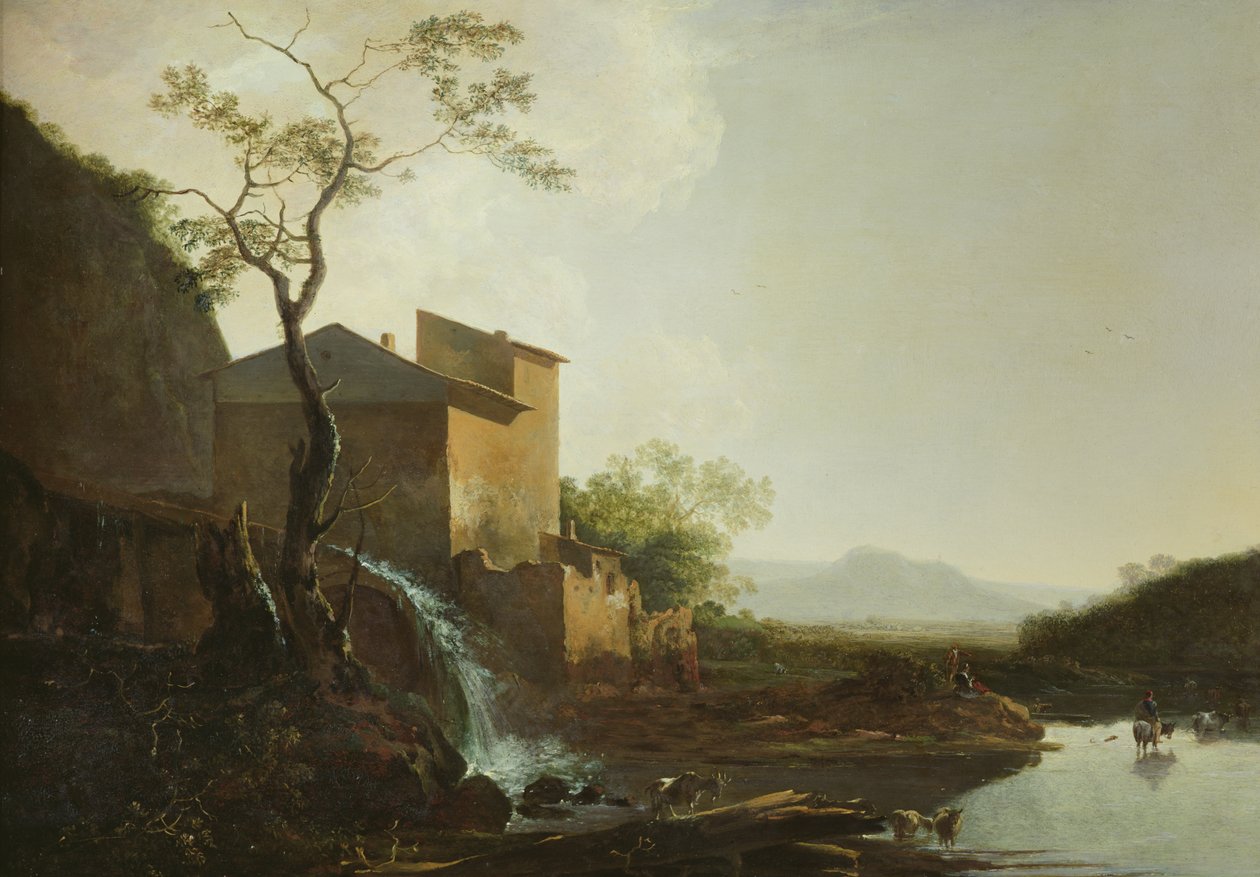 Táj vízimalommal alkotó: Jan Asselyn