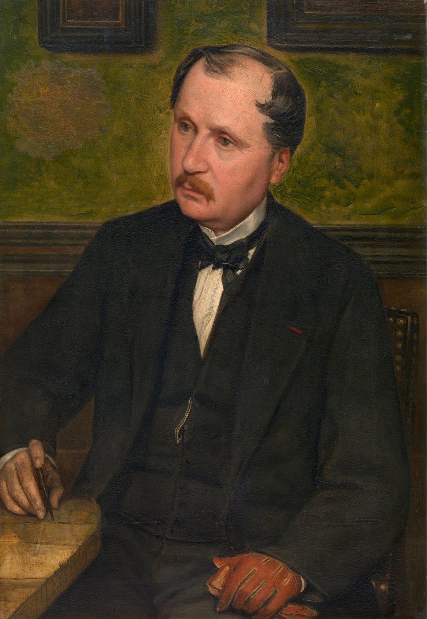 A. Balat építész (olaj, vászon) alkotó: Jan August Hendrik Baron Leys