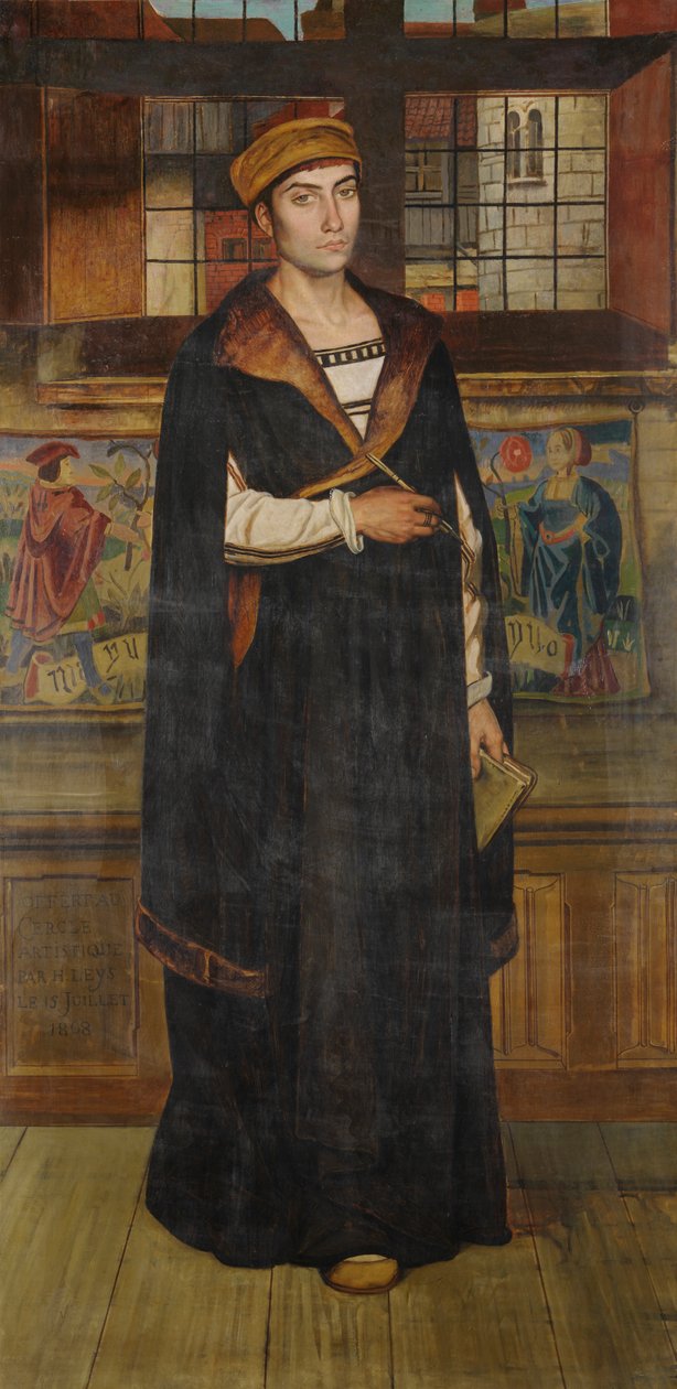 Quinten Massijs festő (olaj, vászon) alkotó: Jan August Hendrik Baron Leys