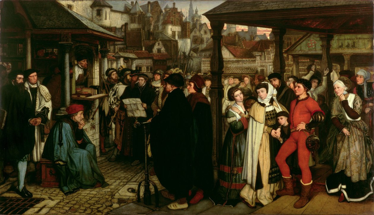 V. Károly rendelete, 1861 körül alkotó: Jan August Hendrik Leys