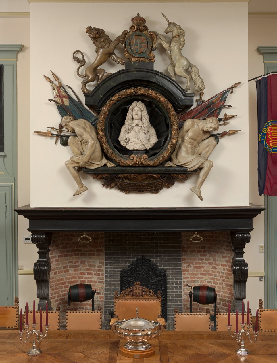 Emlékmű II. Károlynak alkotó: Jan Baptist van Meunincxhove