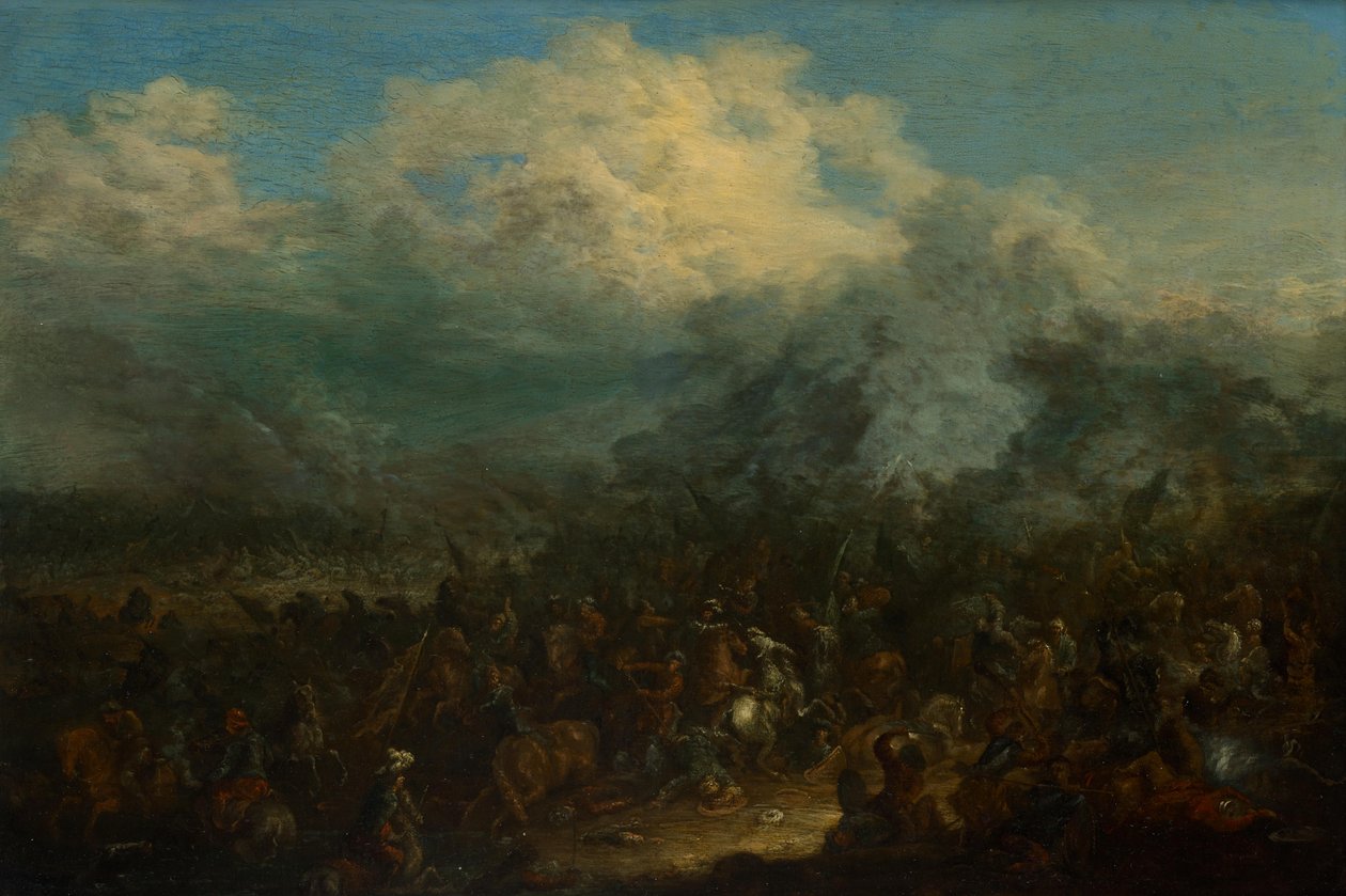 Lovas csata alkotó: Jan Baptist van der Meiren
