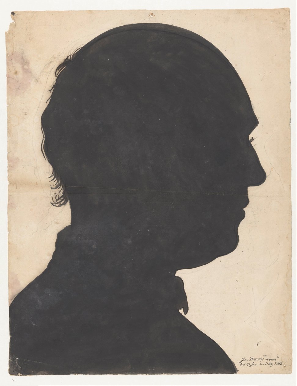 Sziluettportré Jan Brandes alkotó: Jan Brandes