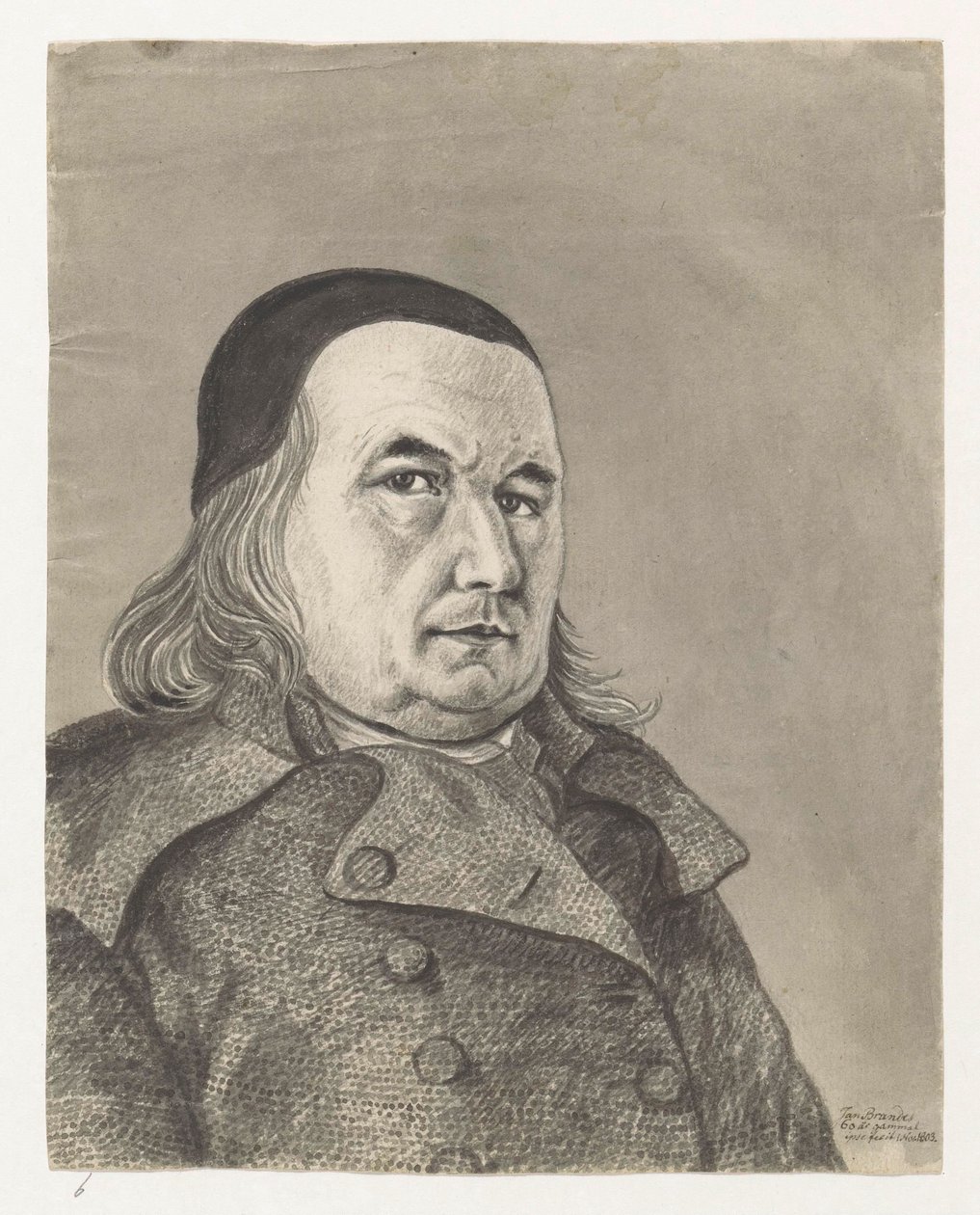 Jan Brandes önarcképe 1803-ból alkotó: Jan Brandes