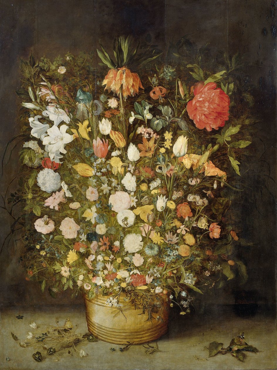Csendélet virágokkal alkotó: Jan Brueghel (I) (workshop of)
