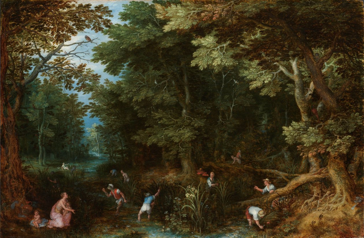 Latona és a líciai parasztok alkotó: Jan Brueghel (I)