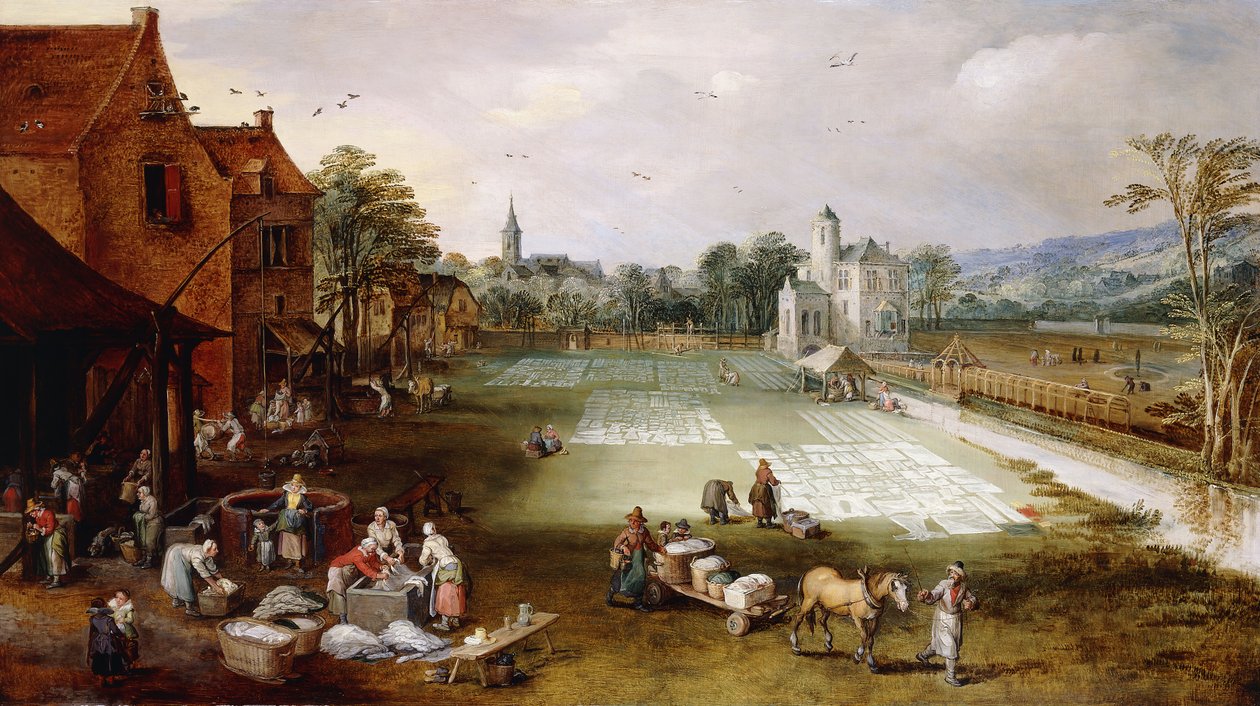 Fehérítő talaj, alkotó: Jan Brueghel the Elder