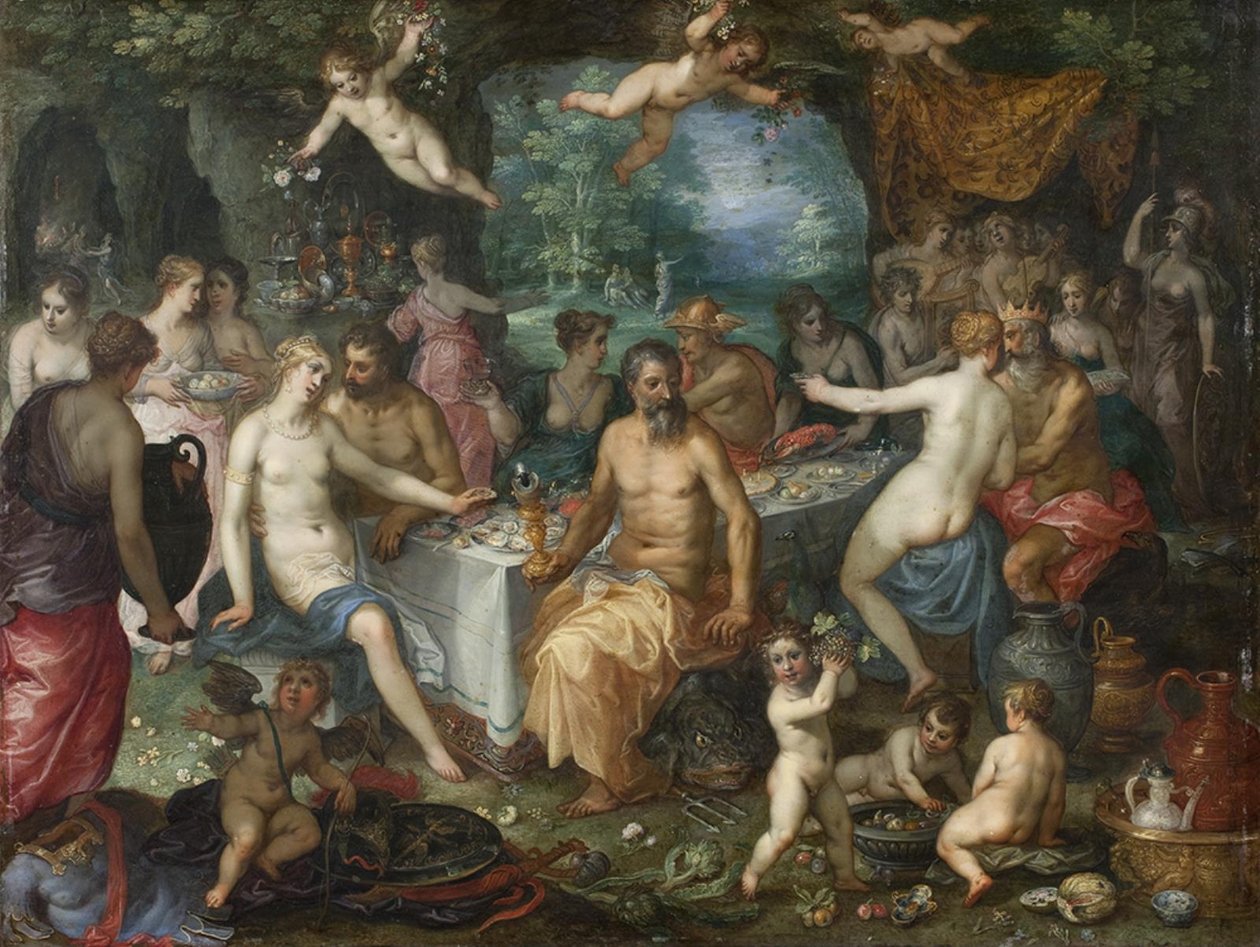 Az istenek ünnepe. Peleusz és Thetis esküvője alkotó: Jan Brueghel d.Æ.