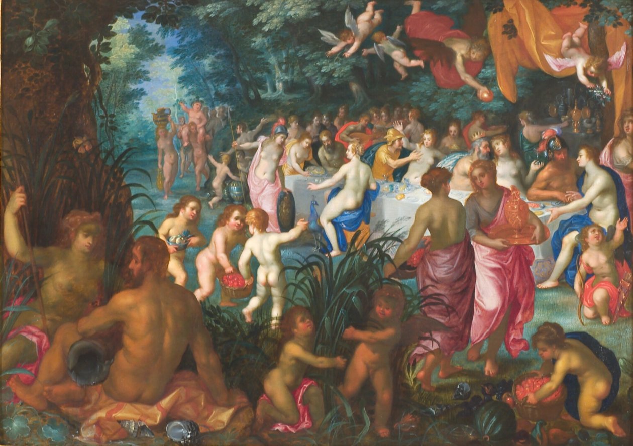 Peleus és Thetis házassága alkotó: Jan Brueghel d.Æ.