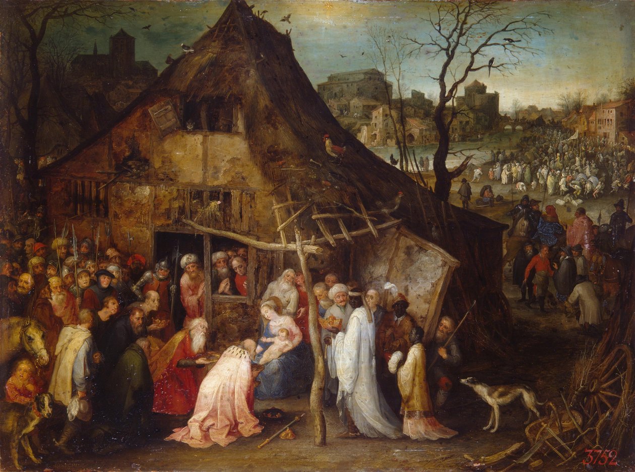 A bölcsek imádása alkotó: Jan Brueghel the Elder