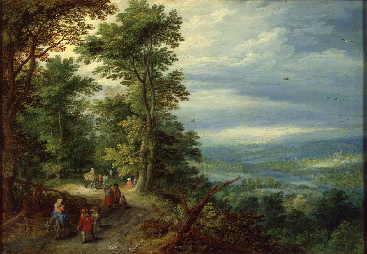 Az erdő szélén (Az egyiptomi menekülés)






















)" alkotó: Jan Brueghel the Elder