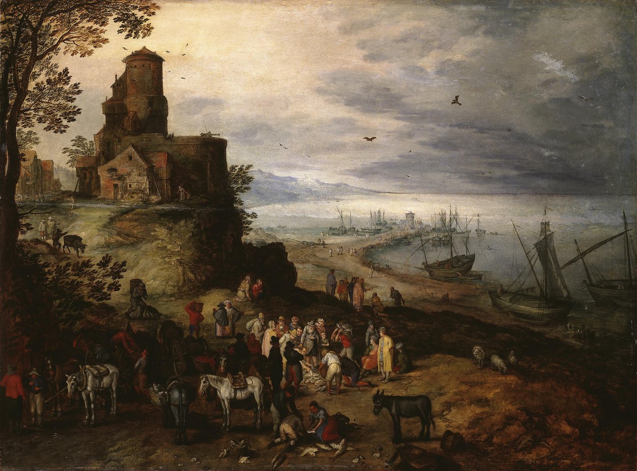 Halpiac (Péter és András apostolok hívása) alkotó: Jan Brueghel the Elder