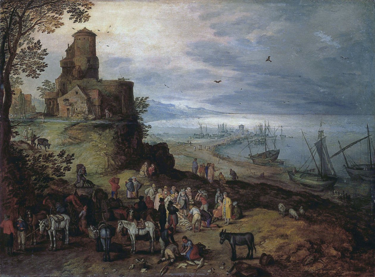 Halpiac (Péter és András apostolok hívása) alkotó: Jan Brueghel the Elder