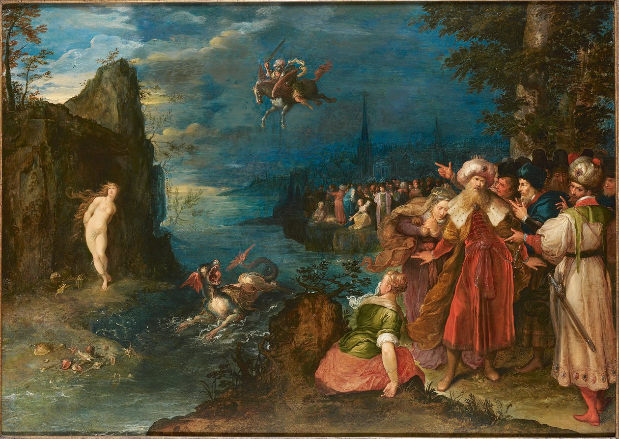 Perseus felszabadítja Andromédát, kb. 1600-1610. alkotó: Jan Brueghel the Elder