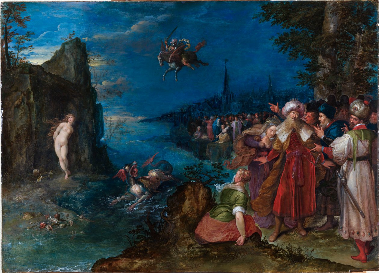 Perseus felszabadítja Andromédát, kb. 1600-1610. alkotó: Jan Brueghel the Elder