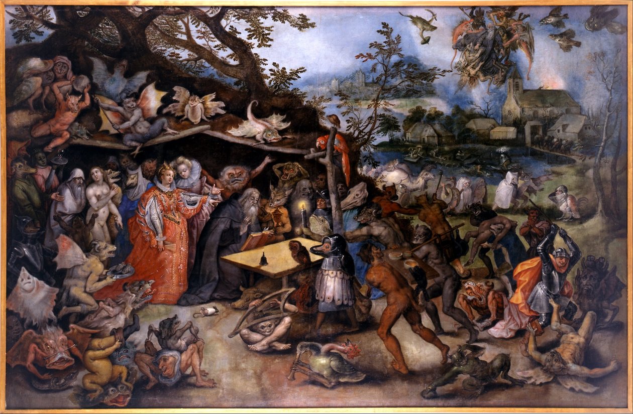 Szent Antal apát kísértései alkotó: Jan Brueghel the Elder