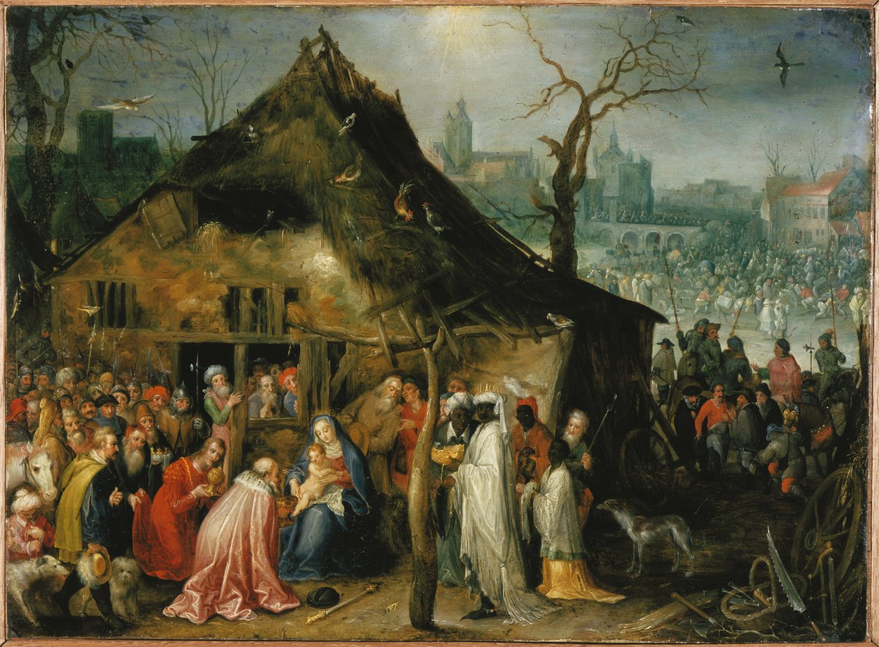 A mágusok imádása, 1598-1599. alkotó: Jan Brueghel the Elder