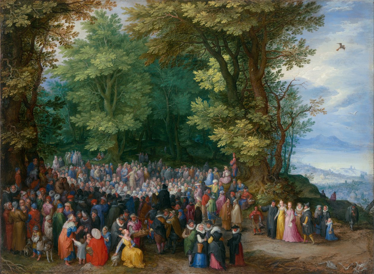 A hegyi beszéd alkotó: Jan Brueghel the Elder