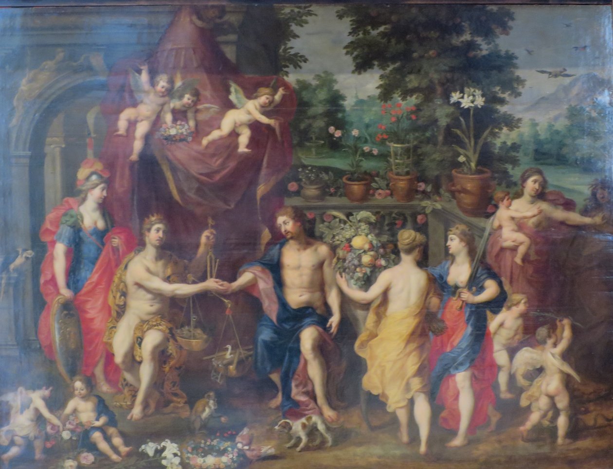 Az erényes élet allegóriája alkotó: Jan Brueghel the Younger