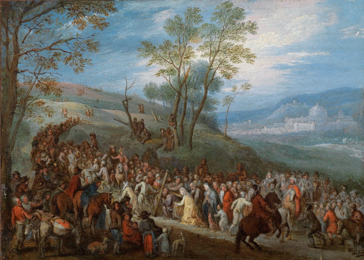 A kereszt hordozása alkotó: Jan Brueghel the Younger