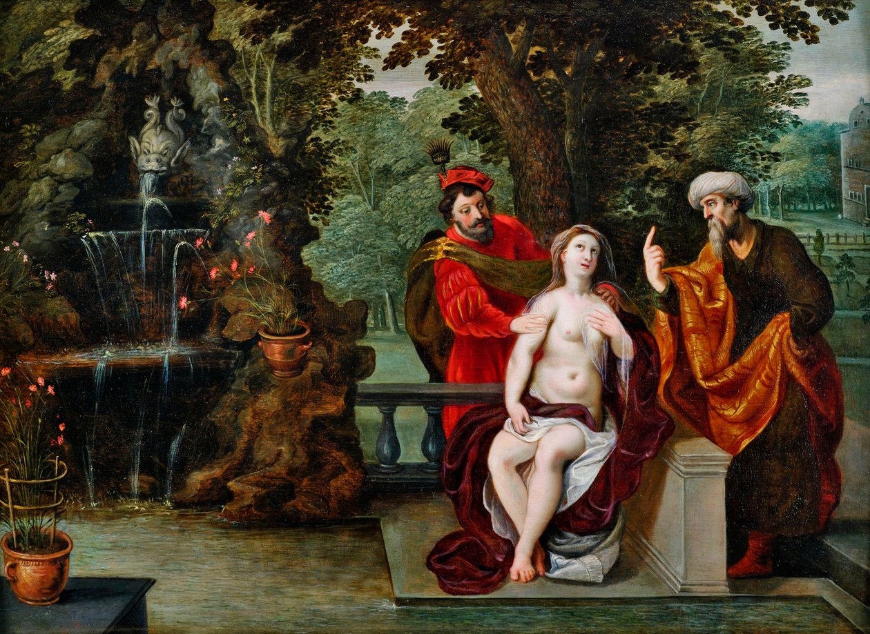 Susanna és az öregek alkotó: Jan Brueghel the Younger