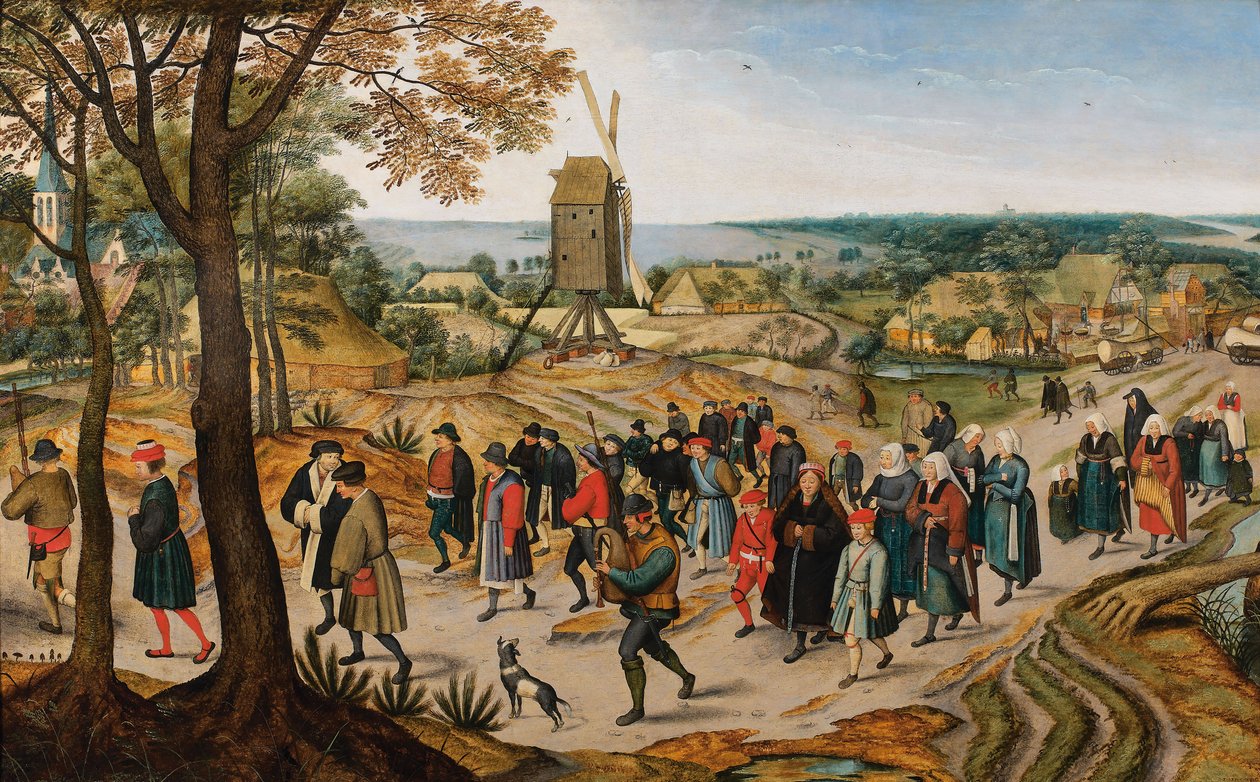 Az Esküvői Cortège, 1627. alkotó: Jan Brueghel the Younger