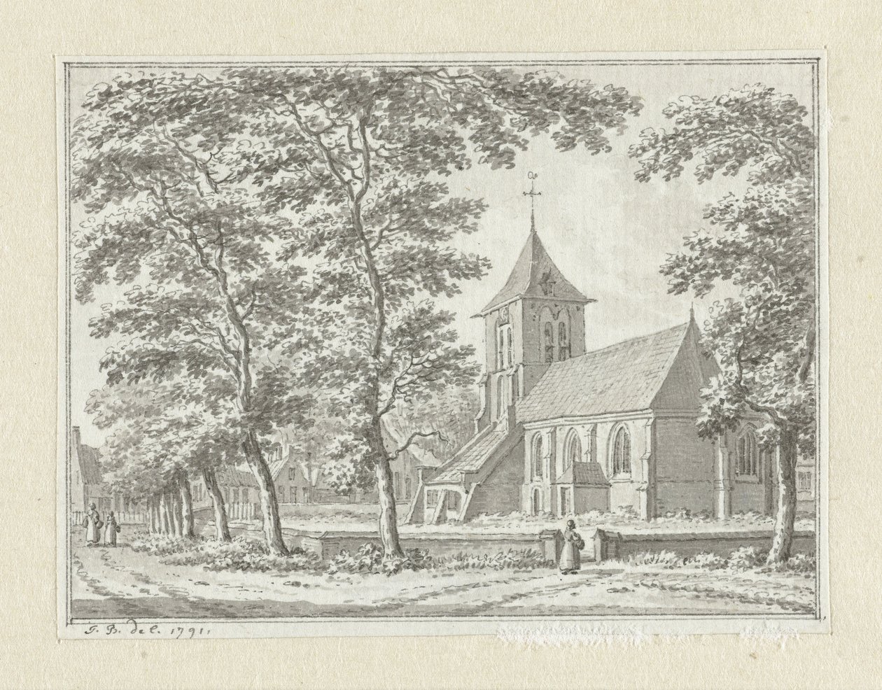 Biggekerke temploma alkotó: Jan Bulthuis
