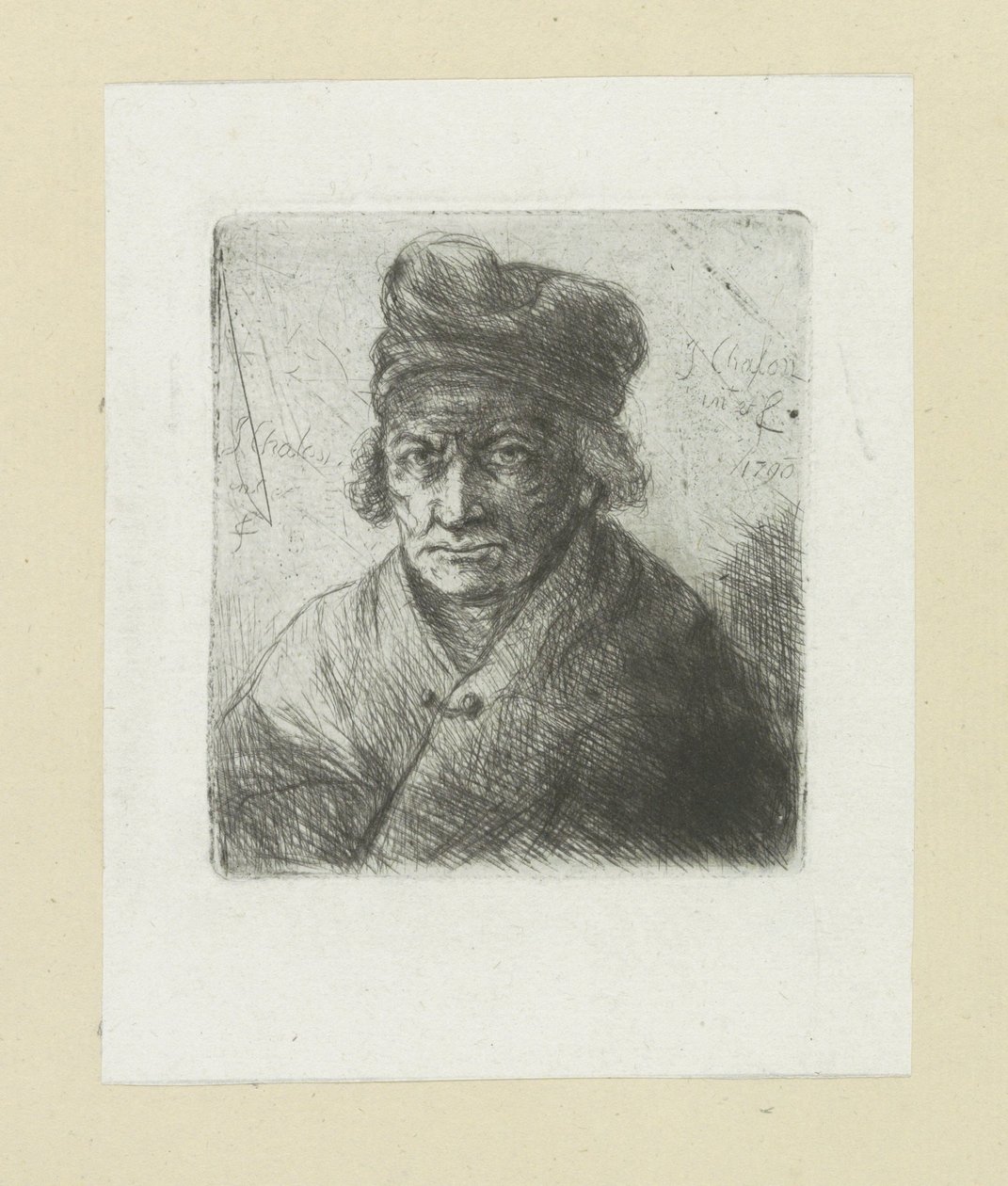 Oude ember mutyit rak John Chalon rézkarcainak teljes alkotása / Jean Chalon Complette des Eaux Fortes életműve (sorozat címe) alkotó: Jan Chalon