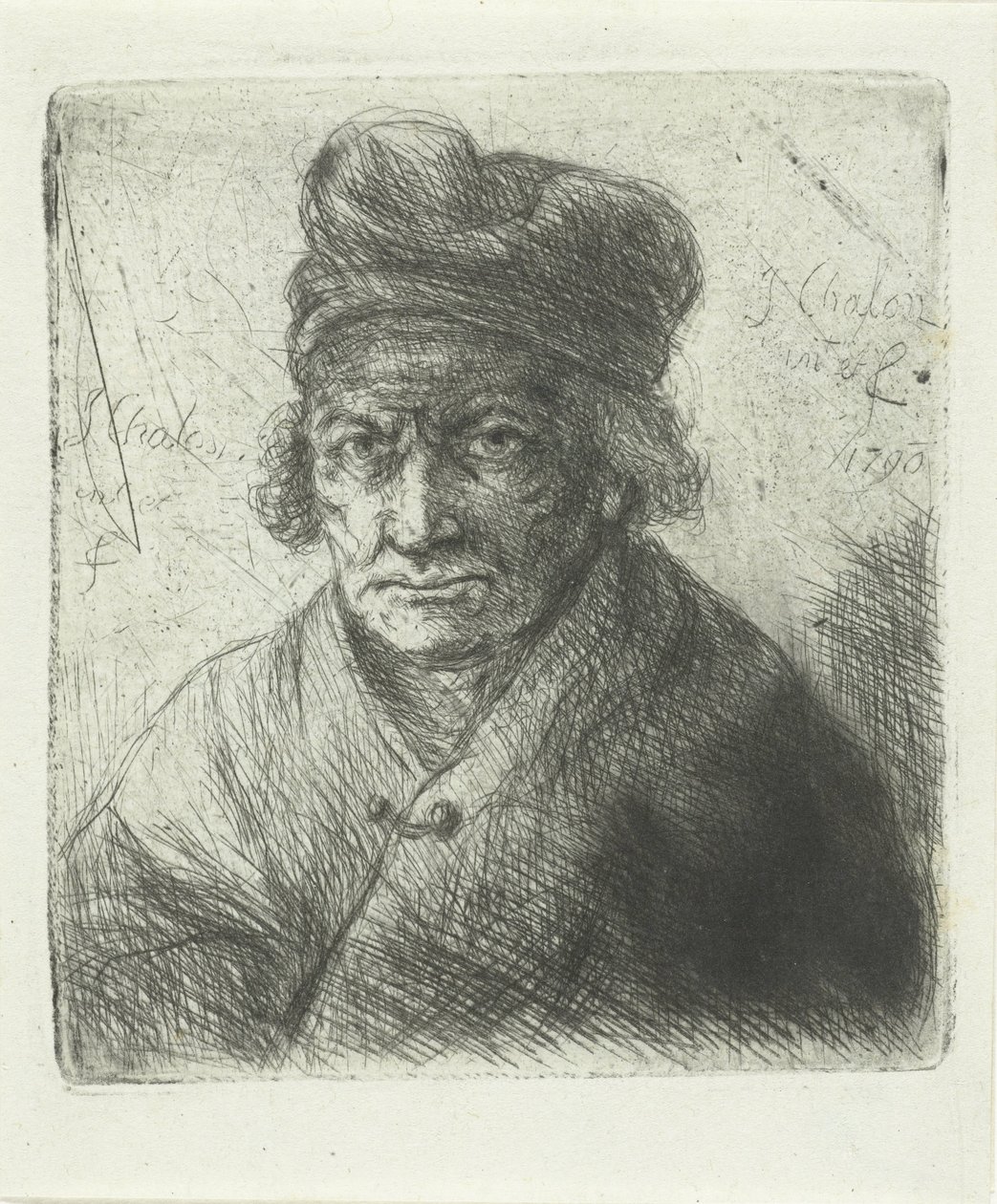 Kalapos öregember alkotó: Jan Chalon