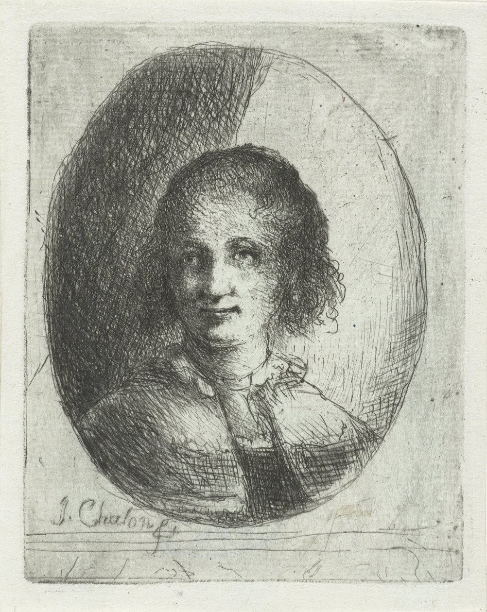Christina Chalon portréja alkotó: Jan Chalon