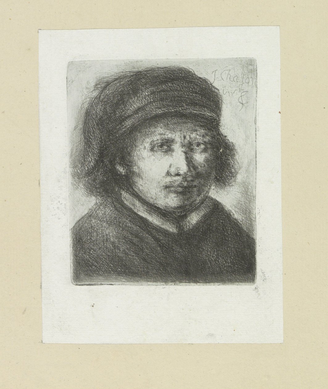 Volwassen ember, igaza van John Chalon rézkarcainak teljes munkája / Jean Chalon Complette des Eaux Fortes életműve (sorozat címe) alkotó: Jan Chalon