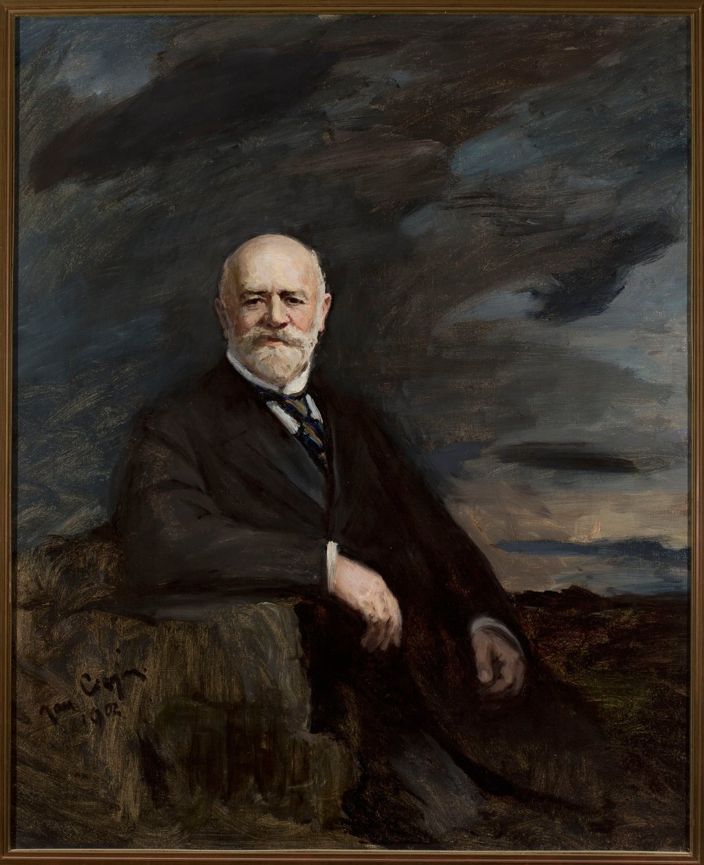 Jan Bloch portréja alkotó: Jan Ciągliński