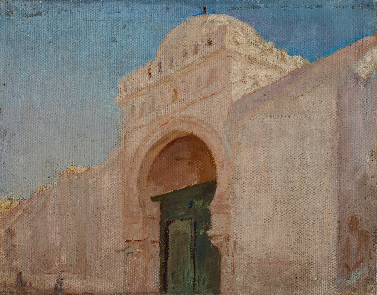 Kairouan (A borbély mecset bejárata) alkotó: Jan Ciągliński