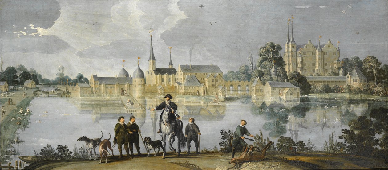 Frederiksborg kastély, Koppenhága, Dánia, 1590-1610 körül alkotó: Jan Claeszen van Wijck