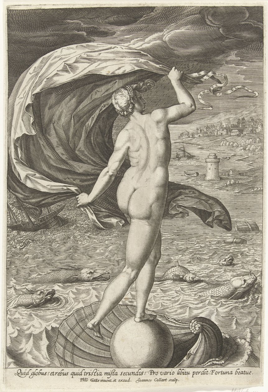 Fortuin (Fortuna) alkotó: Jan Collaert (II)
