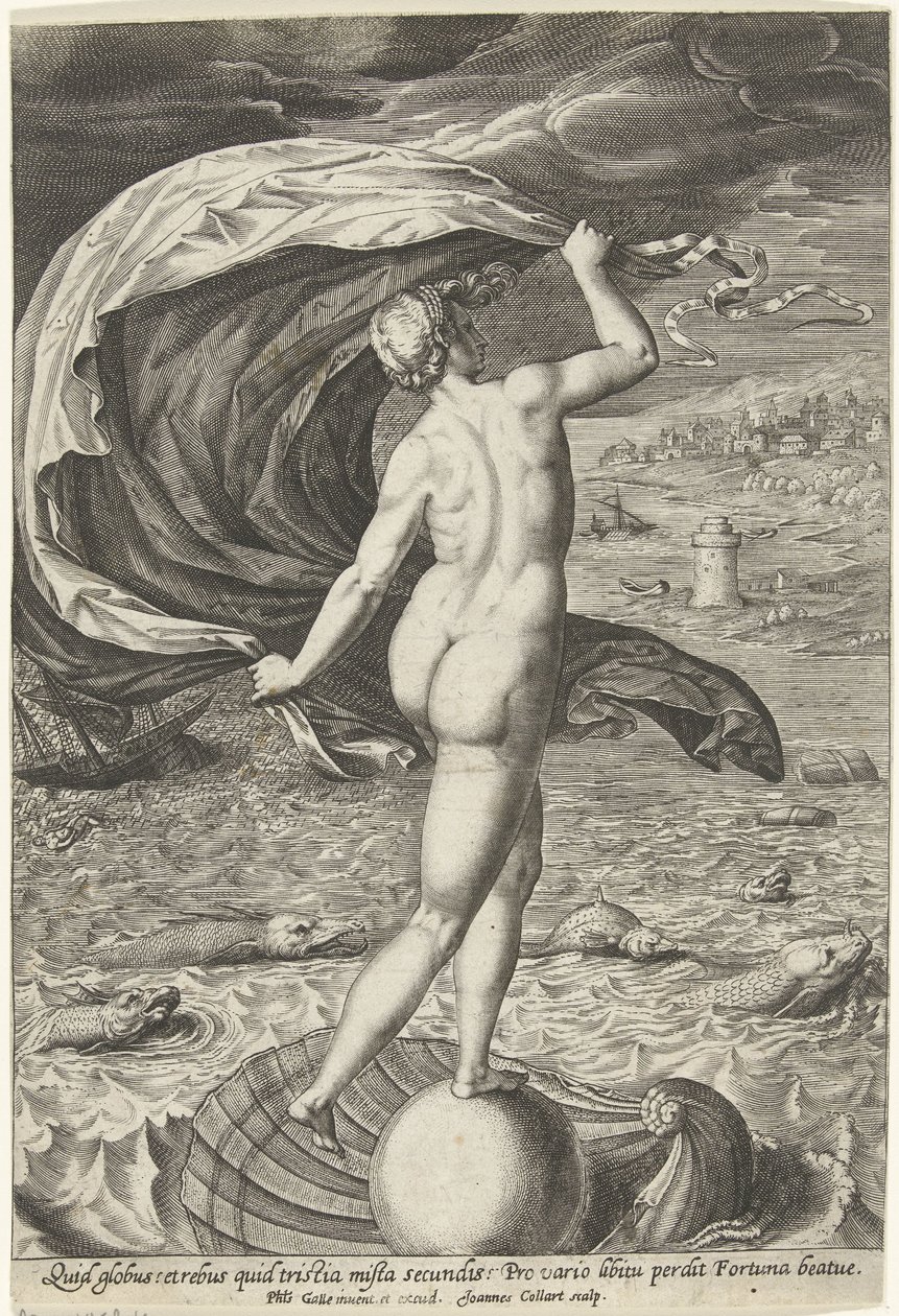 Fortuin (Fortuna) alkotó: Jan Collaert (II)