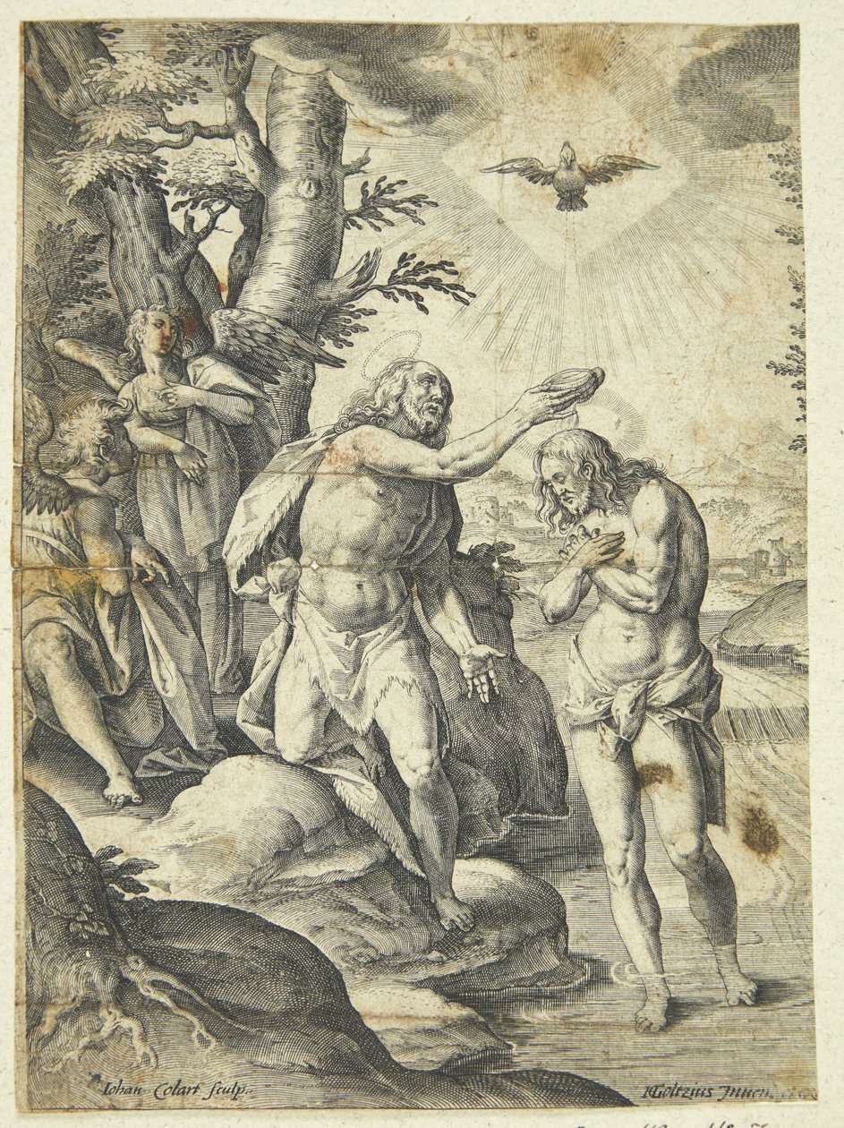 Krisztus keresztsége alkotó: Jan Collaert II